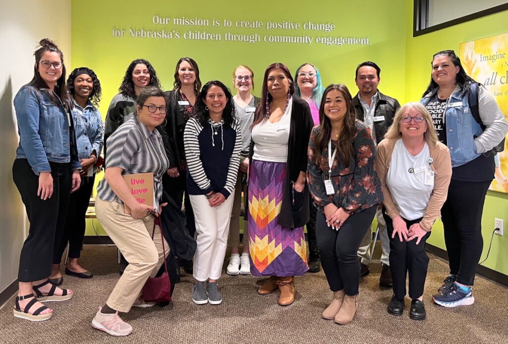 Group photo of Parent Ambassadors at the capitol